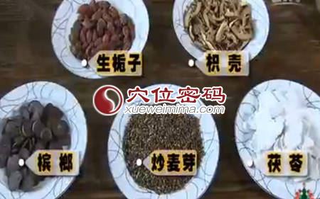 小儿积食经验方：茯苓10克 炒麦芽10克 槟榔克 枳壳6克 生栀子8克